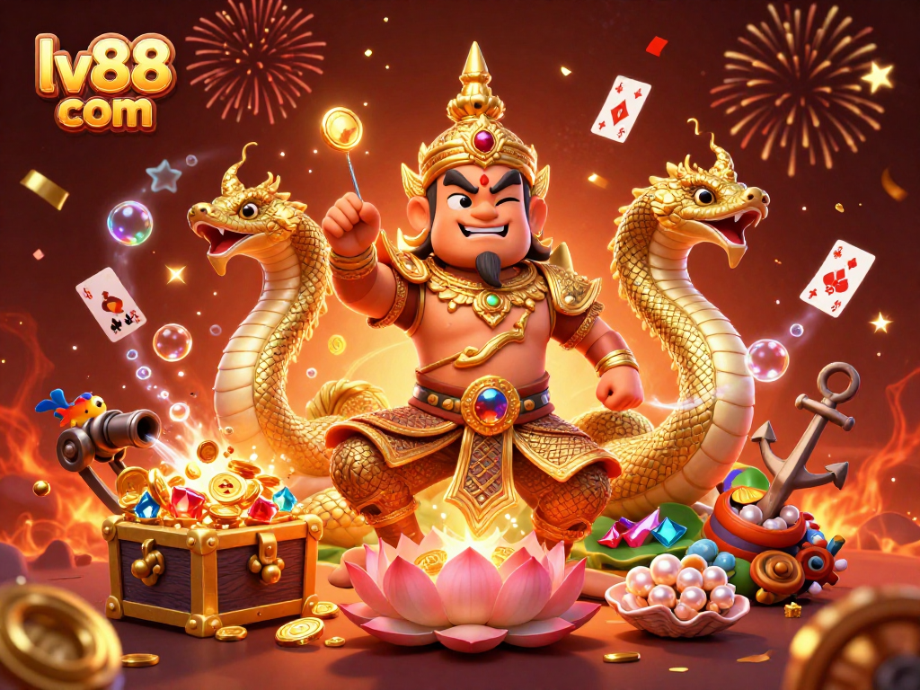 Engage with exciting gameplay at lv88 com featuring captivating casino characters and elements.