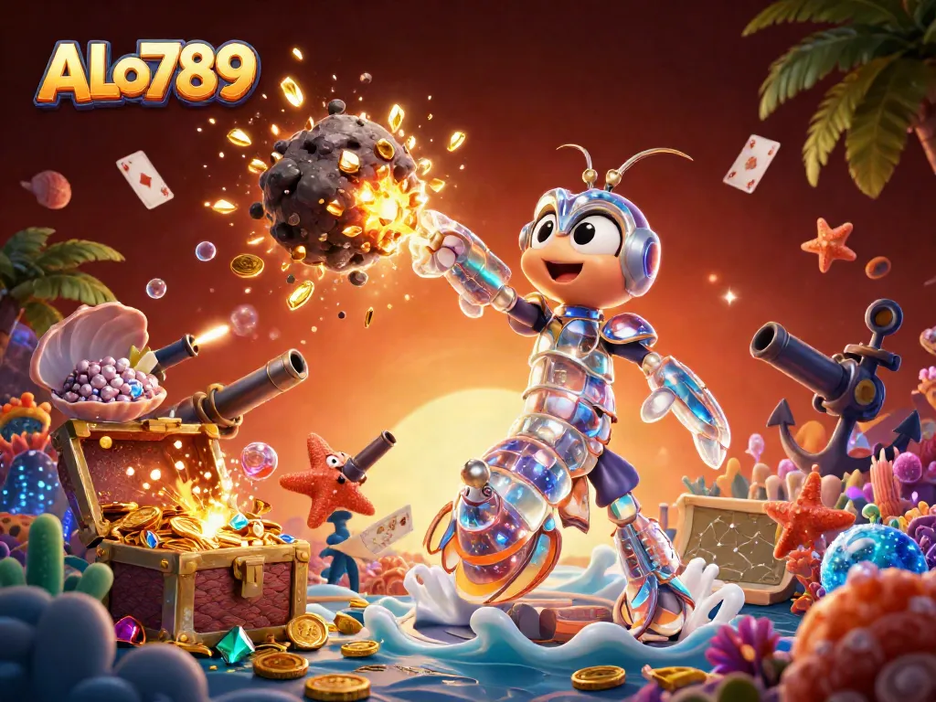 Engage in thrilling cockfighting action at ALo789 with dynamic characters and vibrant visuals.