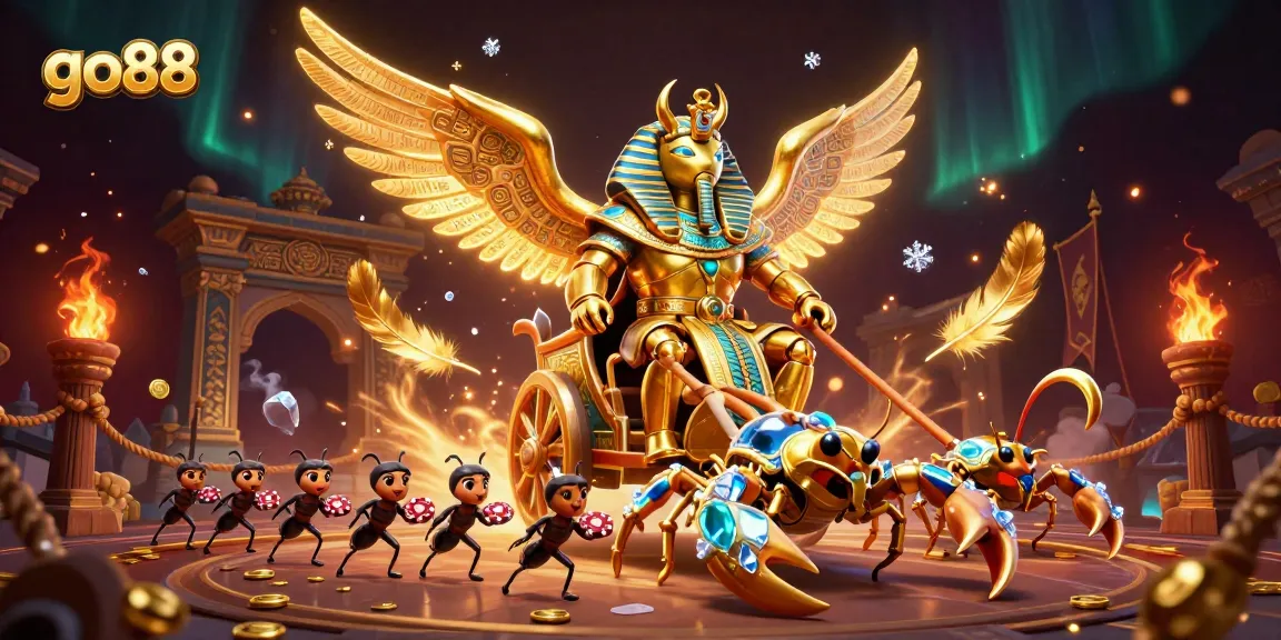 Experience thrilling gameplay with go88's colossal characters and dynamic casino elements.