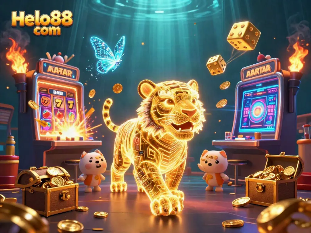 Engage in thrilling gaming excitement with Helo88 com's vibrant casino landscape filled with energy.