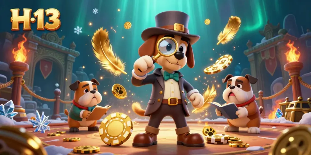 Engage with H 13's glorious casino adventure as a detective uncovers hidden treasures!