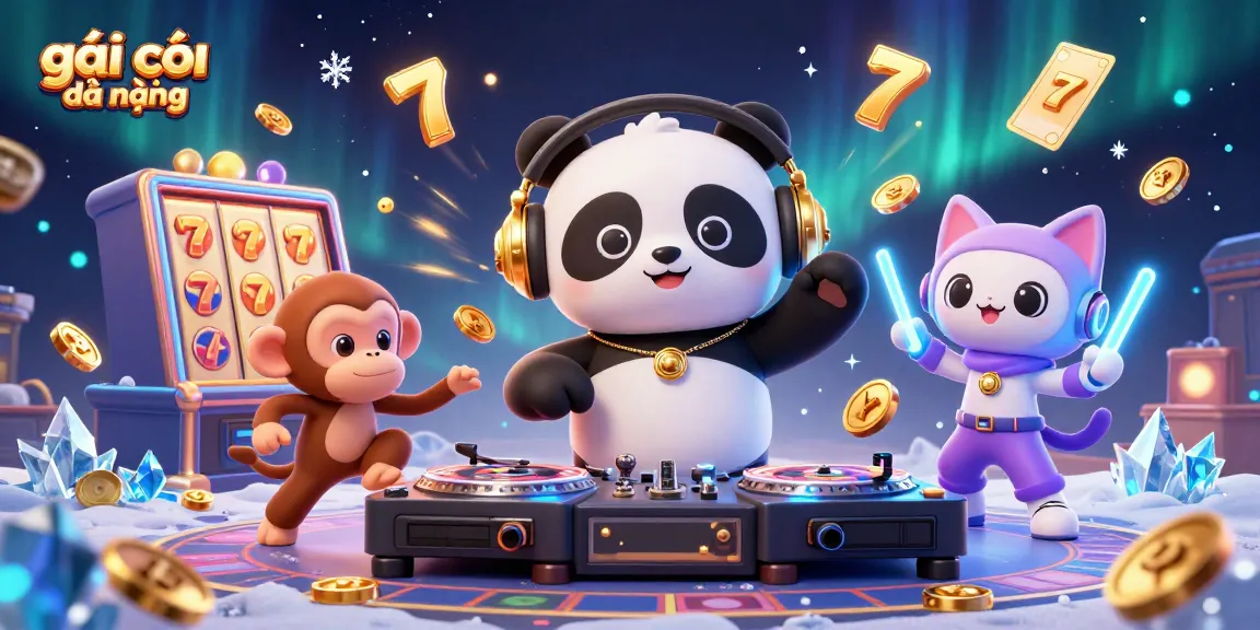 Engage with the exciting action at gái gọi đà nẵng featuring a DJ panda, dancing monkey, and glowing kitten.